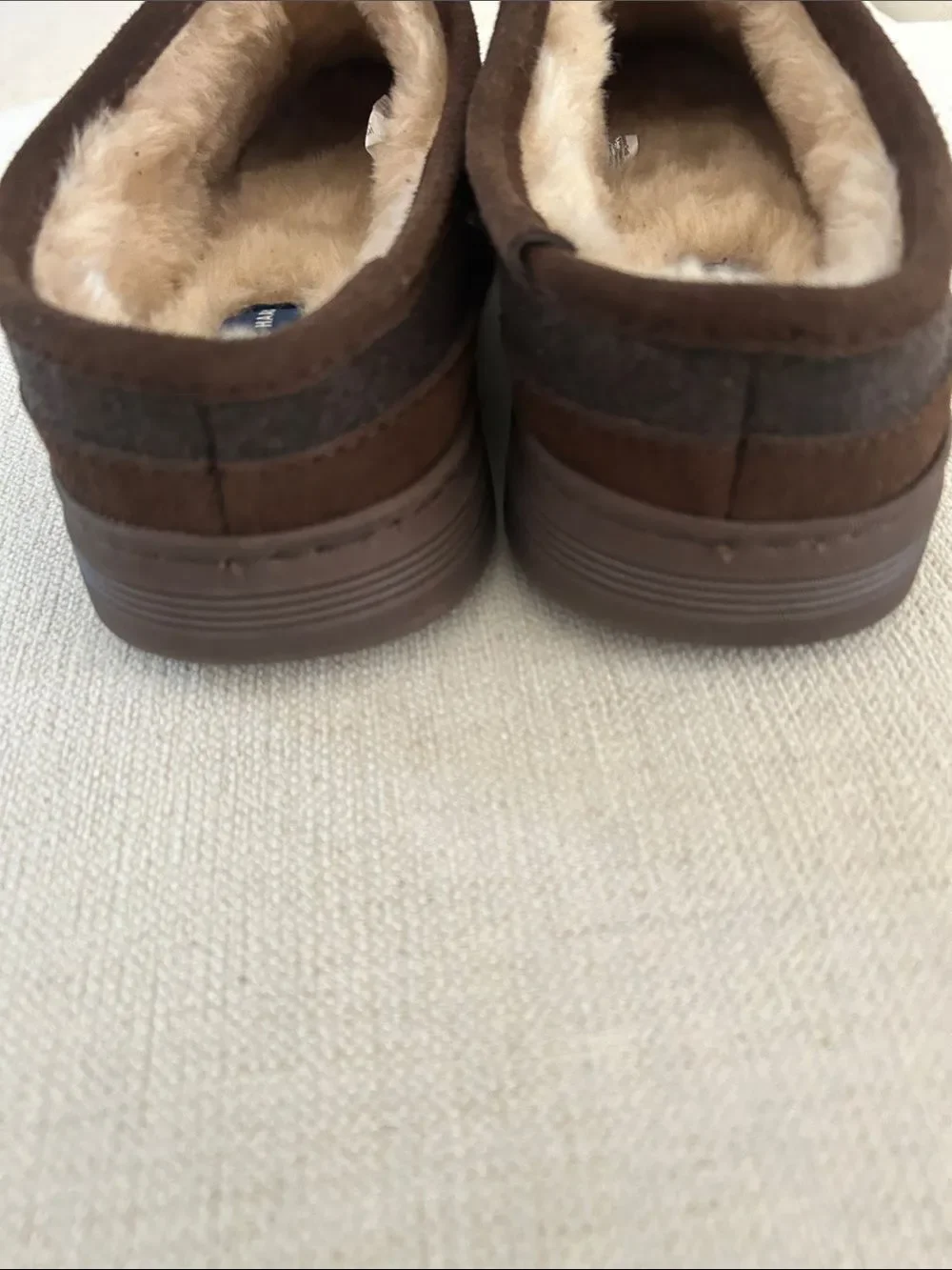 Cole Haan Men’s Indoor-Outdoor Clogs -Soft Slip-On Slippers, Brown, Small,  NWOT